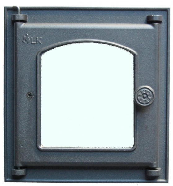 Дверца топочная со стеклом LK 361 (250*280)